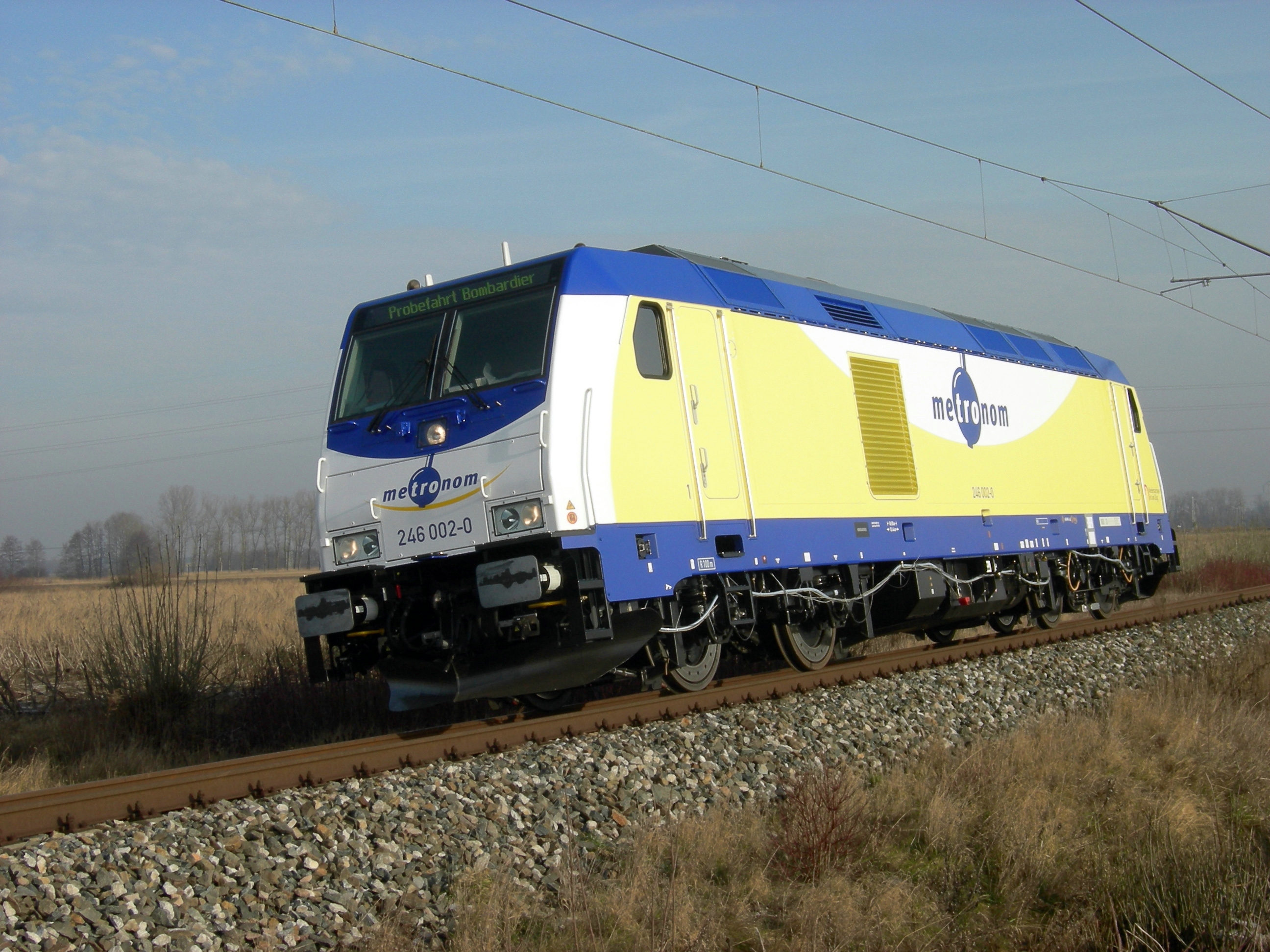 Lokomotywa TRAXX P160 DE fot. Bombardier Transportation