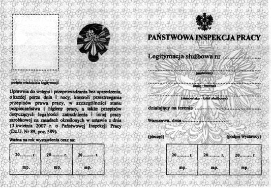 Kontrola Panstwowej Inspekcji Pracy W Zakladzie Pracy